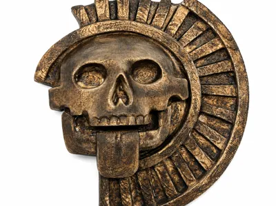 Sculpture of Mictlantecuhtli - the God of Death