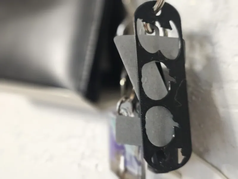 Boo Halloween Keychain - Holes