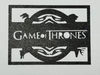 Silhouette Game of Thrones — déco murale — photo 2