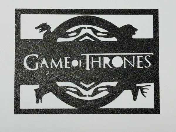 Silhouette Game of Thrones — déco murale