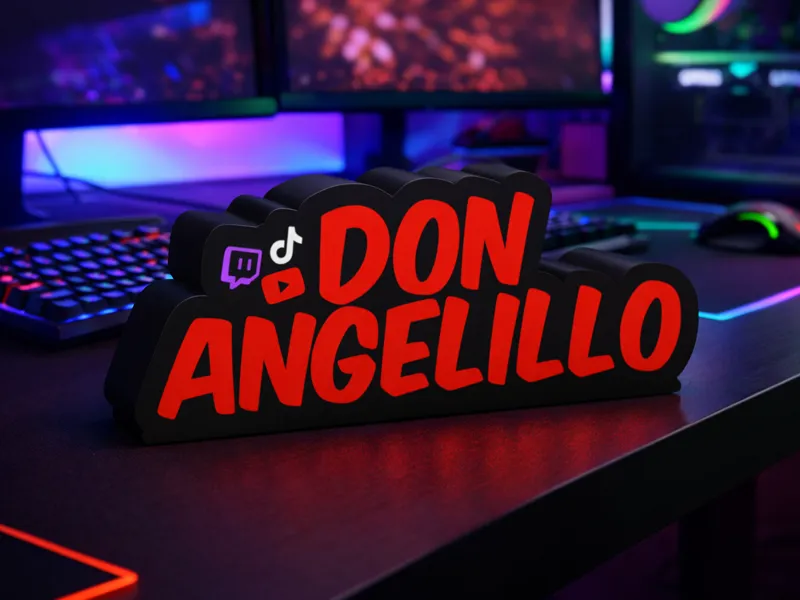 Señal 3D personalizada – Don Angelillo
