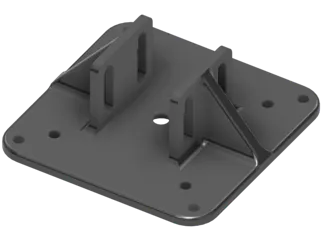 100/75mm Vesamount für 40x40 Aluprofil