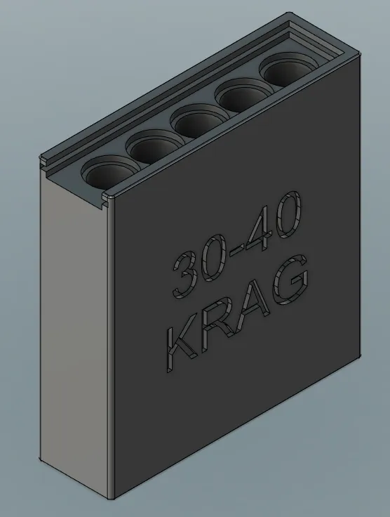 30-40 Krag Ammo Case