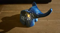 Éléphant photophore effet Voronoi — photo 5