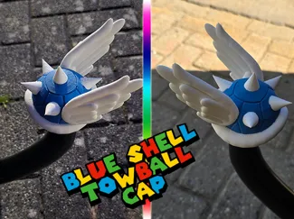 Mario Kart Blue Shell Towball Cap