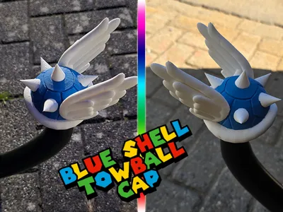 Mario Kart Blue Shell Towball Cap