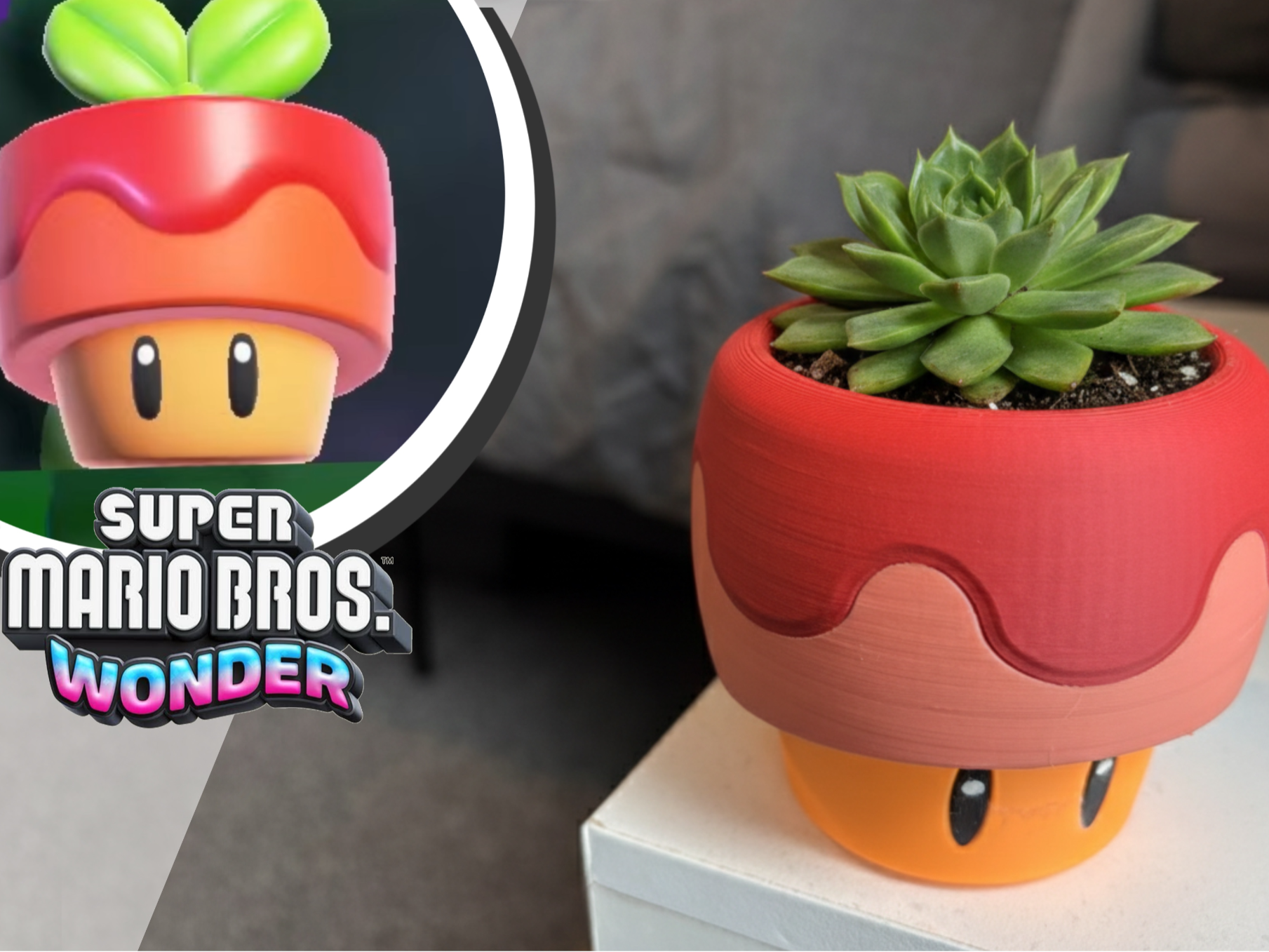 Super Mario Wonder Plant Pot Power Up