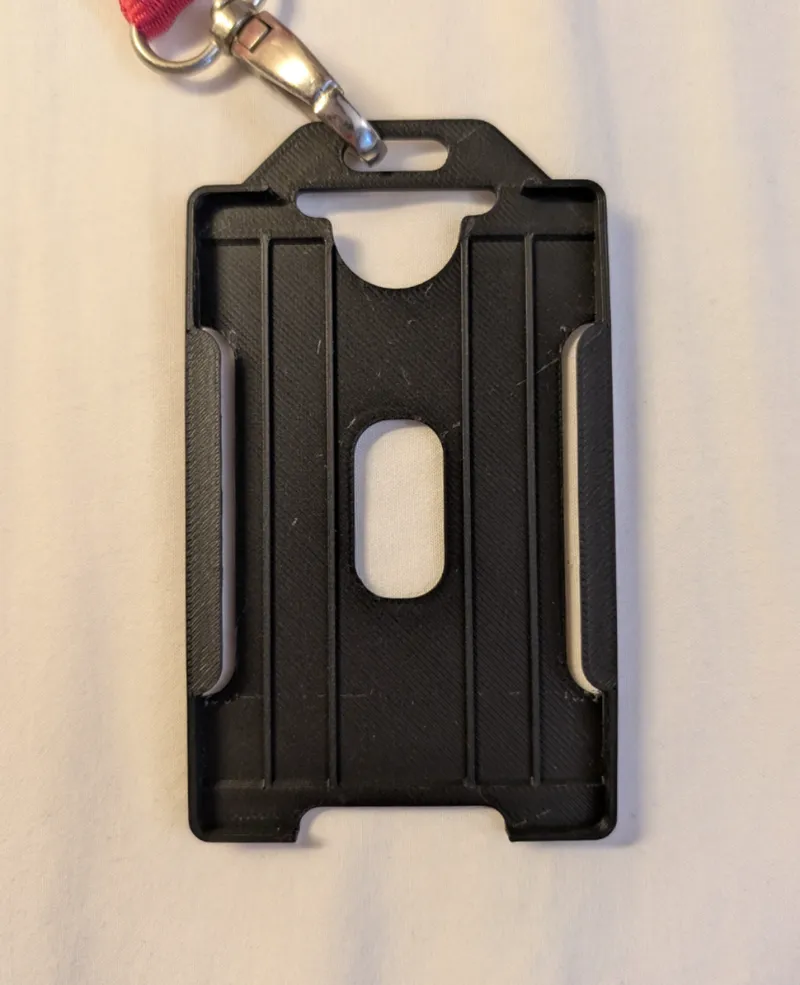 Slip-in Vertical Badge ID Card Holder
