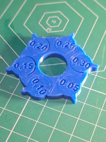 Modelo para impresión 3D: Tolerance Test / Test de Tolerancias — V-Tech — vista de referencia 2
