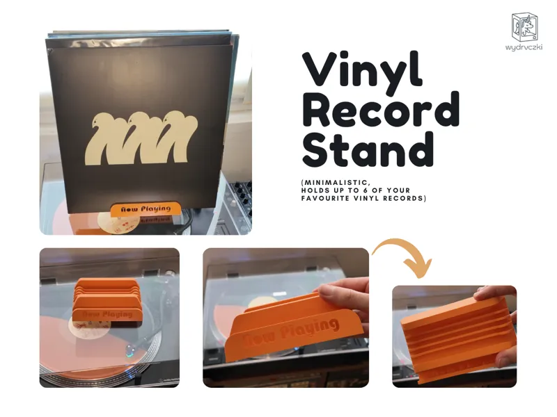 Vinyl Record Stand