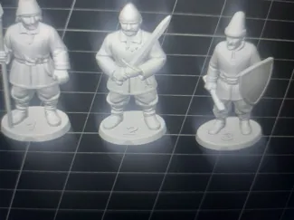 Catan 3D + Cities & Knights Romanians game pieces