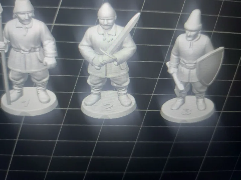 Catan 3D + Cities & Knights Romanians game pieces
