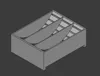 0.2mm layer, 2 walls, 15% infill, Supports