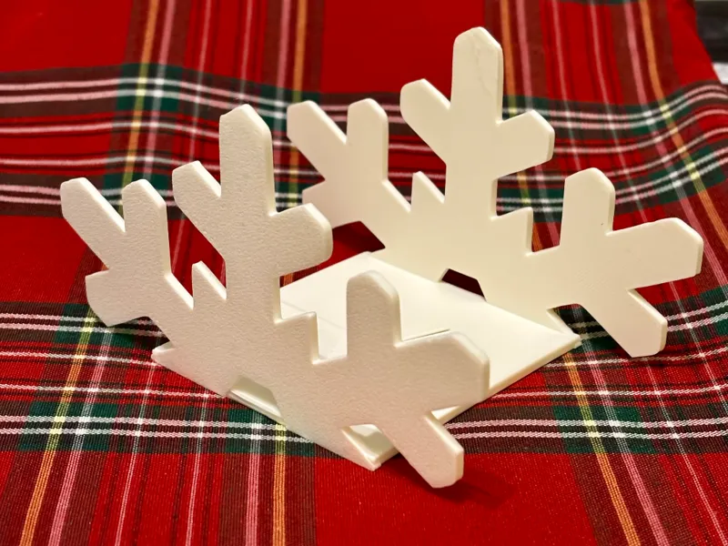 Snowflake napkin holder