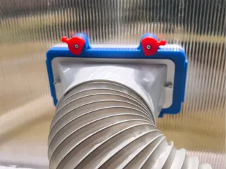 Connecting a modular air conditioner to a window 