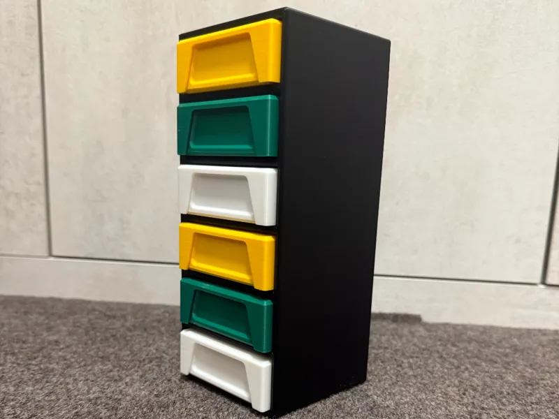 Wall rack for storage box for small part