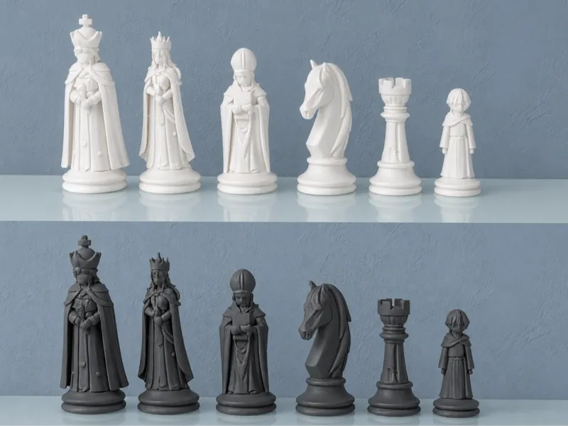 Celestial Gambit Anime Fantasy Chess Set
