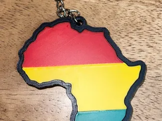 Africa Keychain