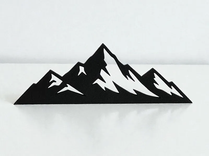 Mountain Snowy Decor|No Supports|Easy Fast Print