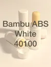 Chapstick Tube and Cap Bambu ABS White 40100