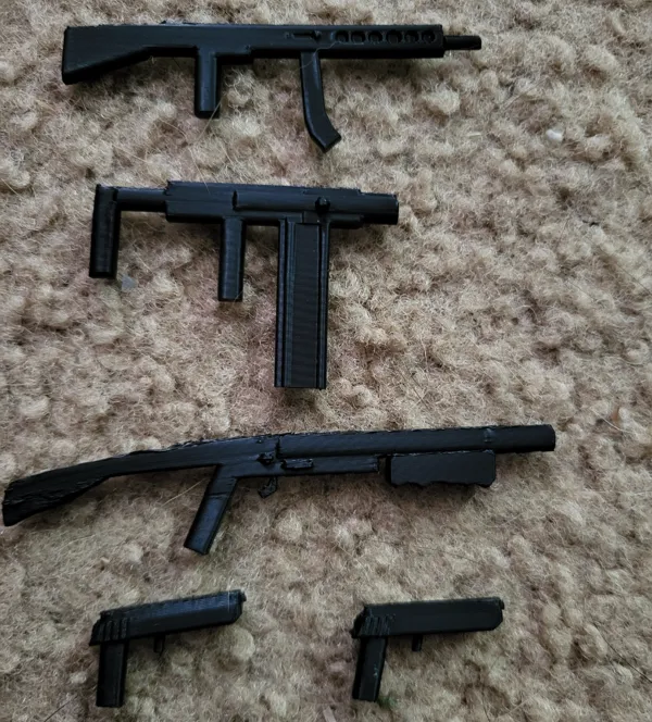 Pack d'armes miniatures pour figurine