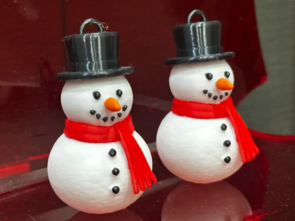 snowman merry christmas - Free 3D Print Model - MakerWorld