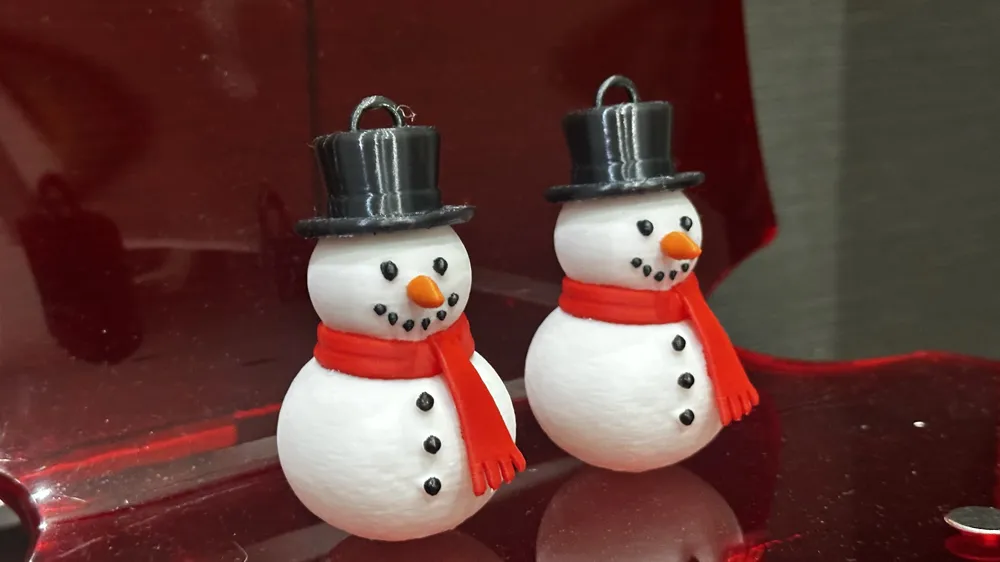 snowman merry christmas - Free 3D Print Model - MakerWorld