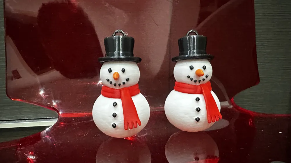 snowman merry christmas - Free 3D Print Model - MakerWorld
