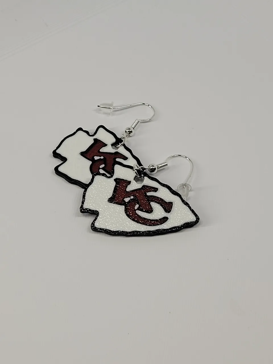 KC Chiefs Earrings view 2