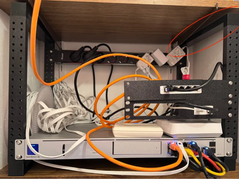 Verbindungen in 300 mm für 3D-druckbarer Rack