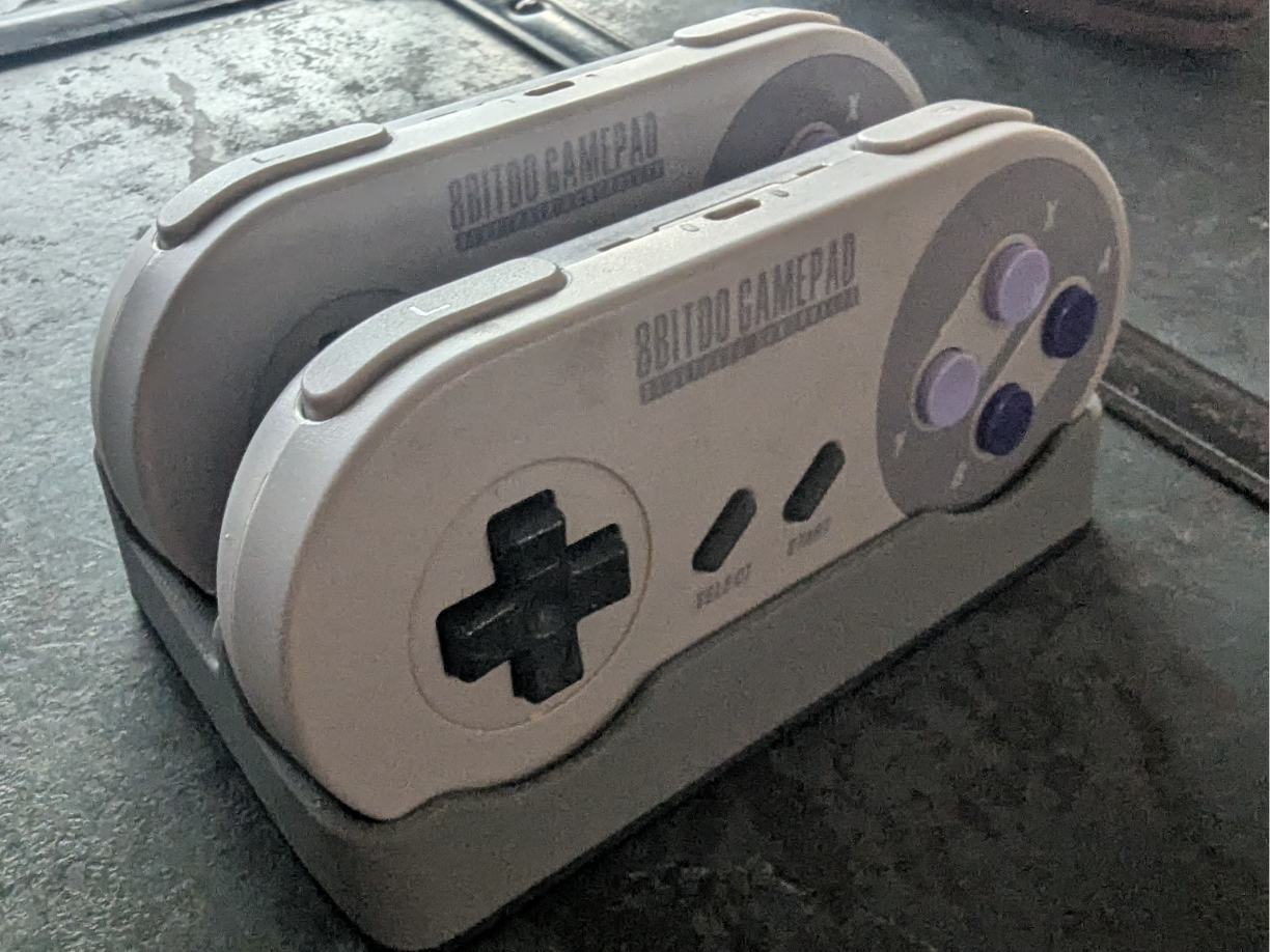 8BitDo SN30 Controller Stand Without Dongle Slots 