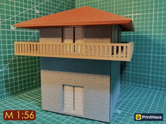 Tabletop Terrain 28mm / 1:56: Fortified Watchtower
