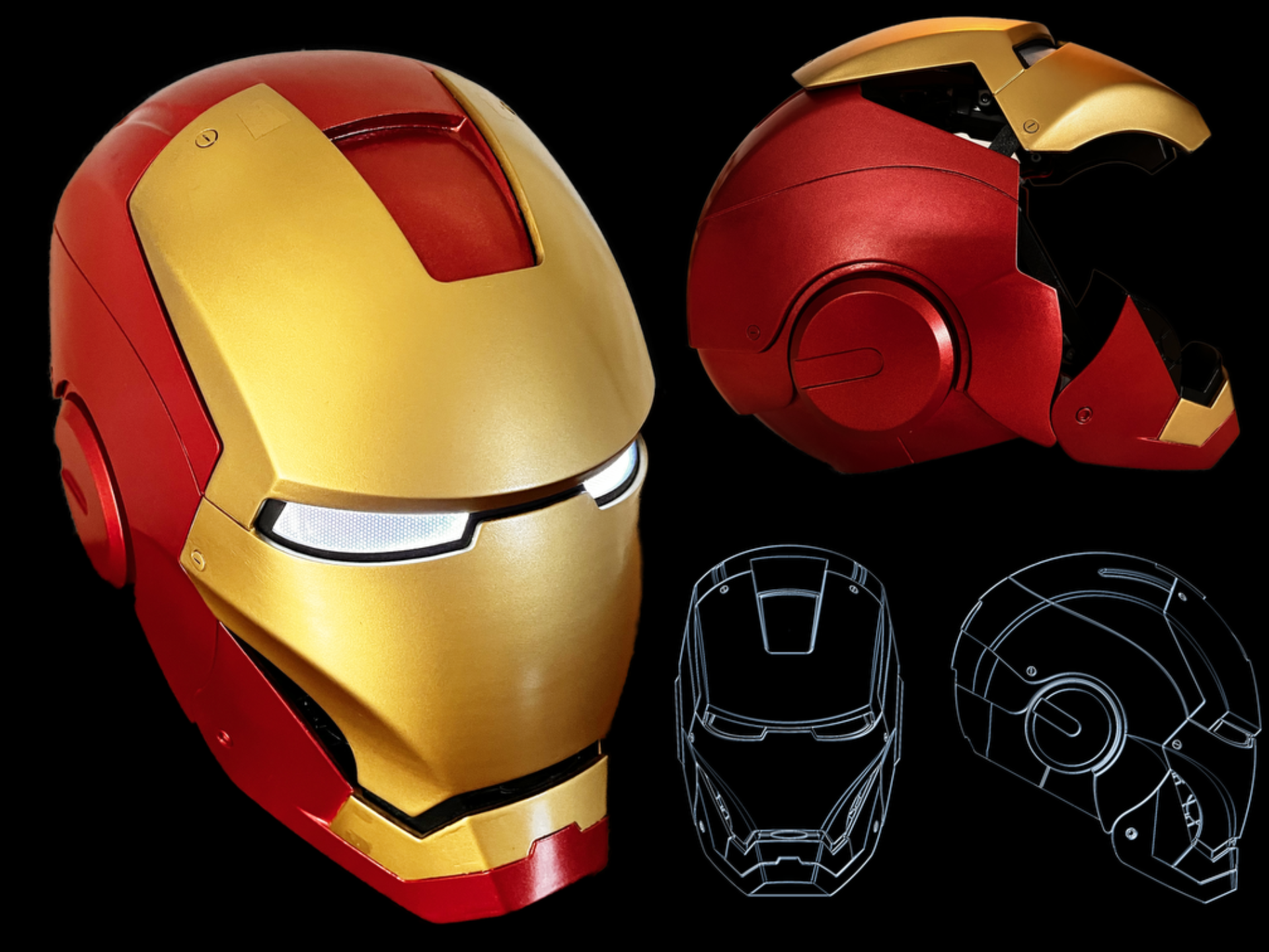 IRON MAN (MK7) motorized Helmet