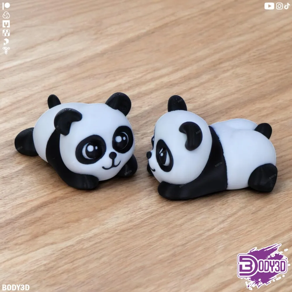 Kawaii Panda - Multi-Version Pack ( Supportless ) - MakerWorld 3D Model ...
