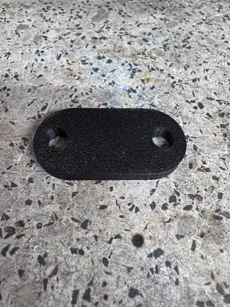 Puch VZ50 intake port blanking plate 