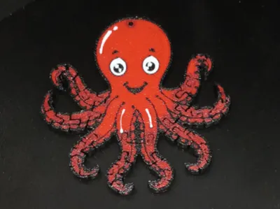 Flexi Octopus Keychain