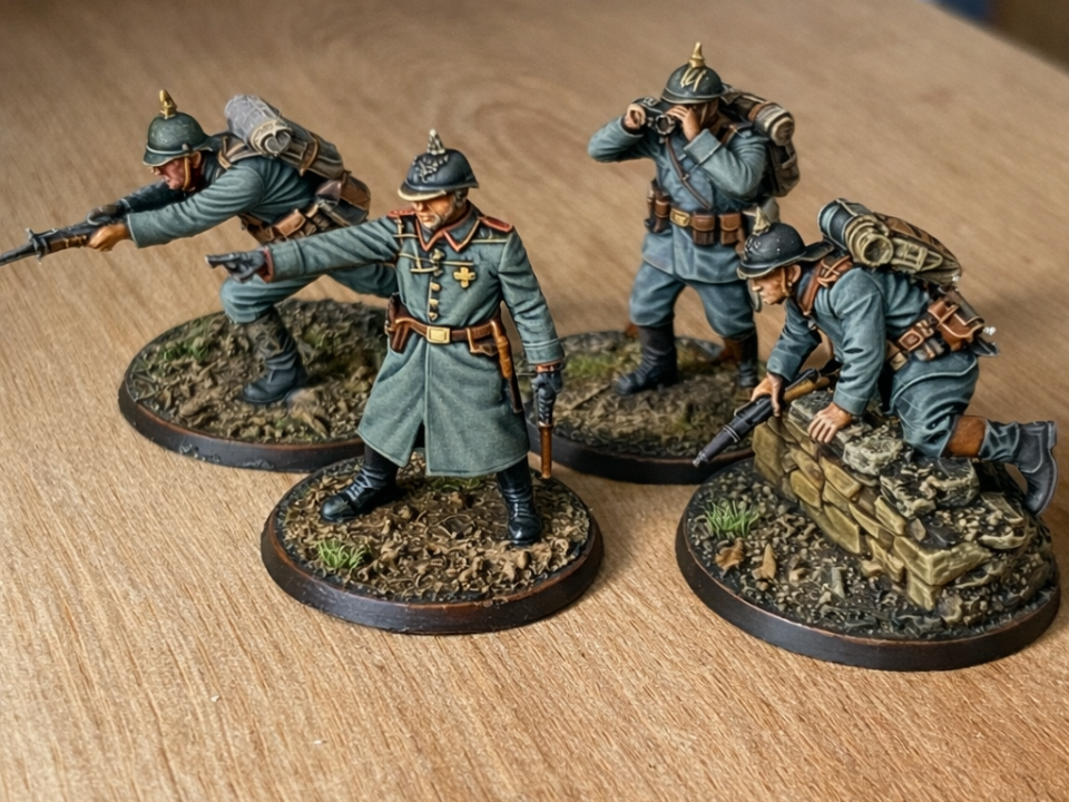 1418 jeu de guerre 32mm DND part 7 allemand 13a 16