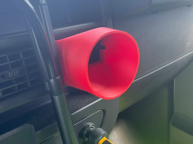 Chevy Express vent duct adapter