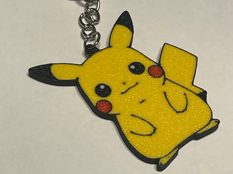 key ring pikachu