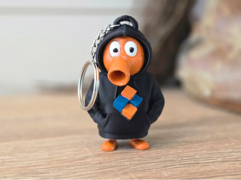 Urban Q*bert – 3D Printable Keychain & Mini Figure