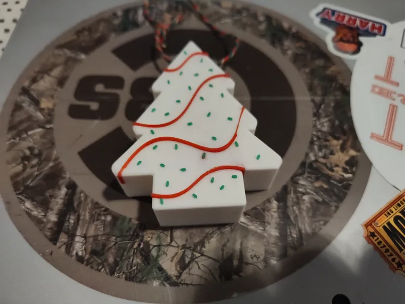 Little Debbie Christmas Tree Cake Ornament