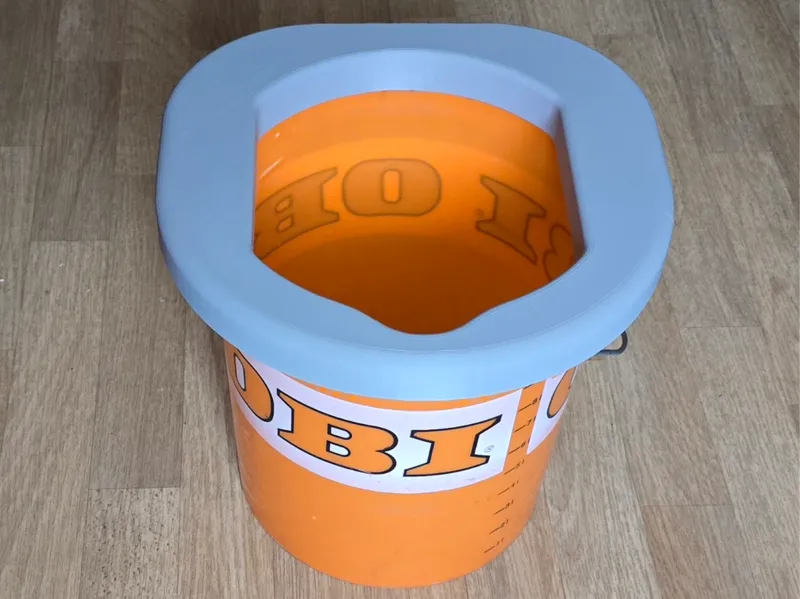 Notfall Toilettensitz für Eimer