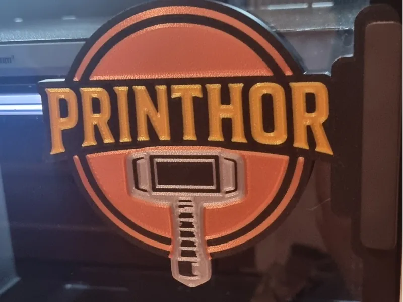 PRINTHOR – Türgriff-Schild für Bambu Lab H2 Serie