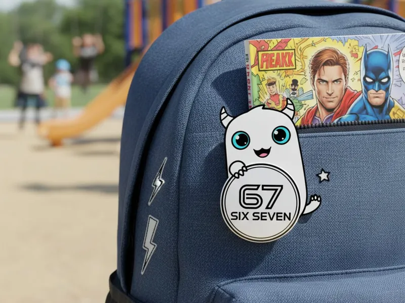 six-seven keychain