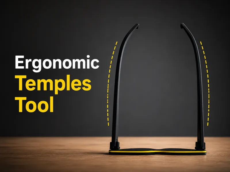 Fan Glasses Temple Bending Jig – Ergonomic Fit