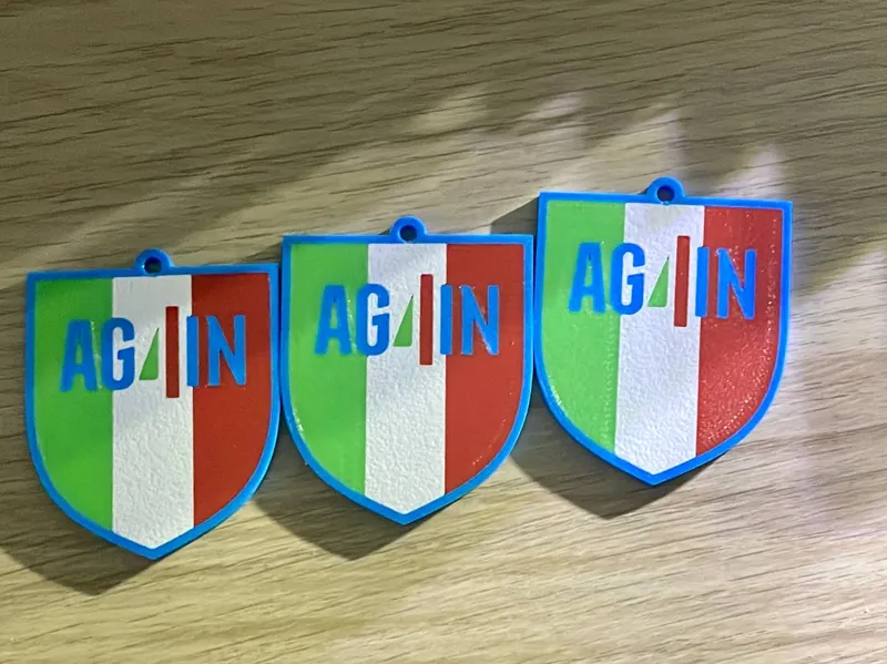 Scudetto Napoli 2025 -  AG4IN KEYCHAIN