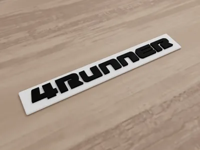 5th Gen 4Runner Nameplate Badge