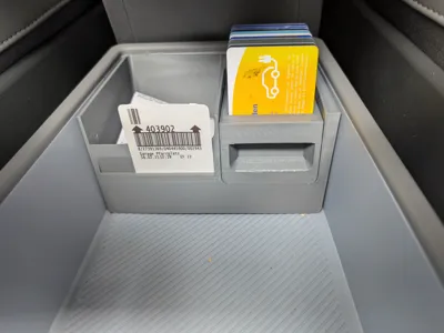 Kia EV3 Box with Holder for Charging Cards