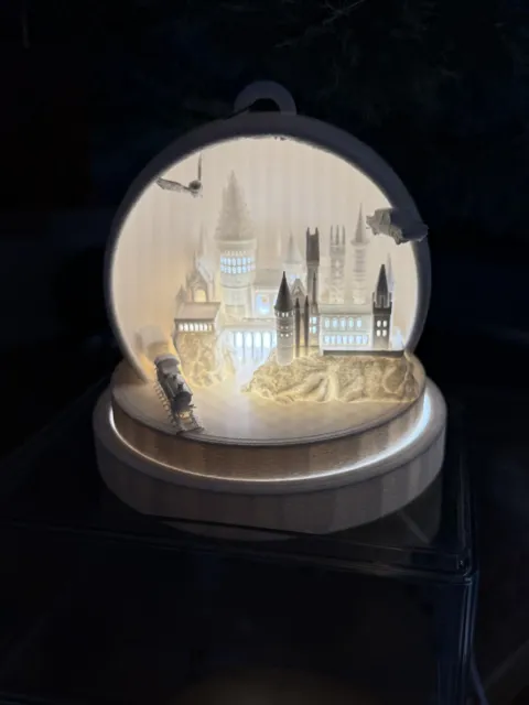 Hogwarts easy 2 print tealight/led lamp Snow Globe view 4