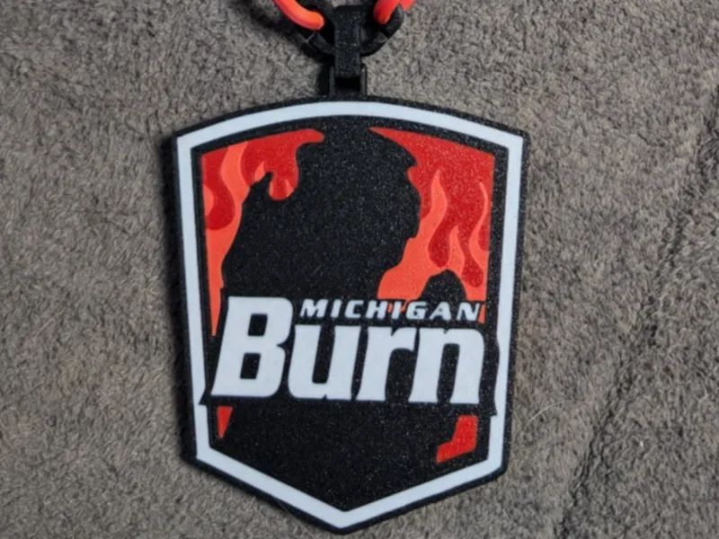 MICHIGAN BURN CHARM